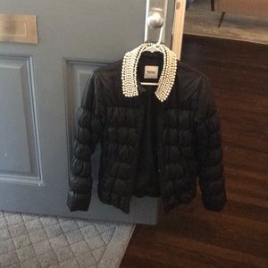 Black designer coat